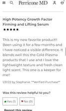 Load image into Gallery viewer, Perricone MD Growth Factor Firming & Lifting serum