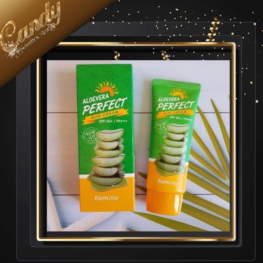 Farm Stay Aloe Vera Perfect Sun Cream 🌞🌞 – CandyCosmeticsStore