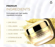 Load image into Gallery viewer, azure 24k gold & collagen firming day cream