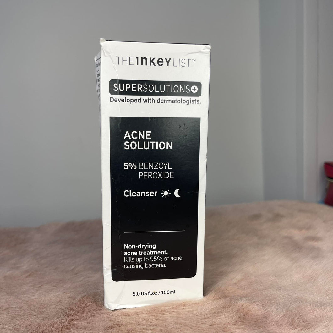 The inkey list acne solutions cleanser 