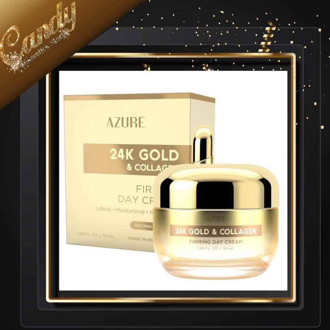 azure 24k gold & collagen firming day cream