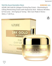 Load image into Gallery viewer, azure 24k gold &amp; collagen firming day cream
