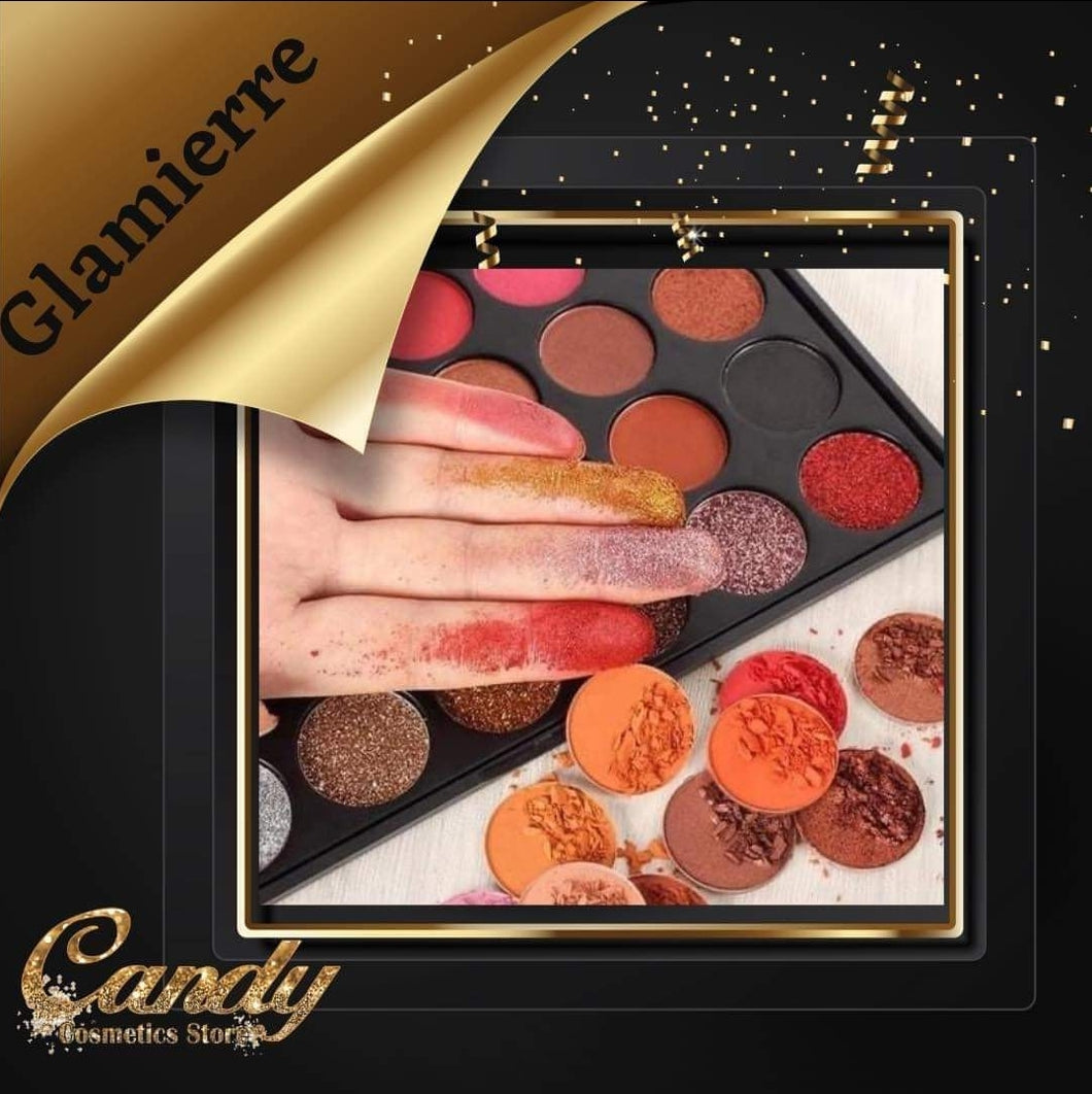 Glamierre warm sangria palette