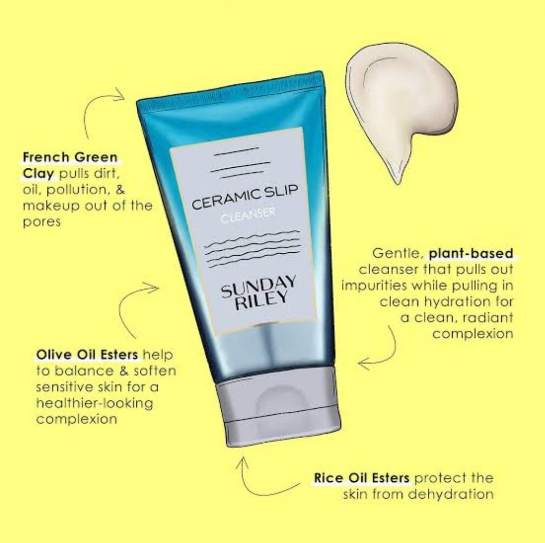 Sunday riley ceramic slip cleanser